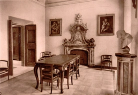 Pokój św. Wincentego Pallottiego. Zdjęcie zostało wykonane w 50 lat po jego śmierci.

