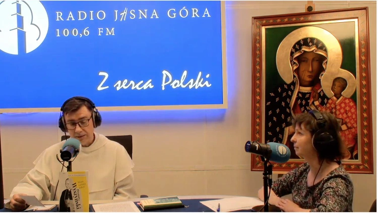 Fotografia ze spotkania online (Radio Jasna Góra)