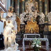 Figura św. Michała w Bazylice Jasnogórskiej