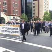 Marsz Mężczyzn przeciwko aborcji. ​​„To dziecko jest nieskończenie cenne”