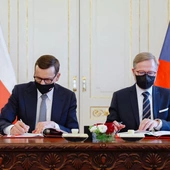 Premierzy Polski i Czech podpisali w Pradze porozumienie ws. kopalni „Turów”