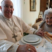 Papież na spotkaniu z kuzynką
