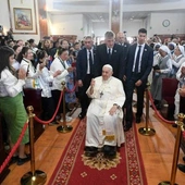 Papież wśród katolików Mongolii
