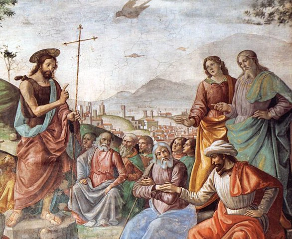 Domenico Ghirlandai, Nauczanie Jana Chrzciciela