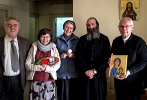 Aleppo, spotkanie z wiernymi kościoła Syriacko-Ortodoksyjnego