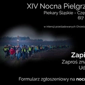XIV Nocna Pielgrzymka z Piekar do Częstochowy za prześladowanych chrześcijan