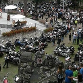 Góra św. Anny: Pielgrzymka motocyklistów i ich rodzin