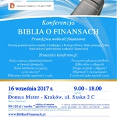 Kraków: konferencja „Biblia o Finansach”