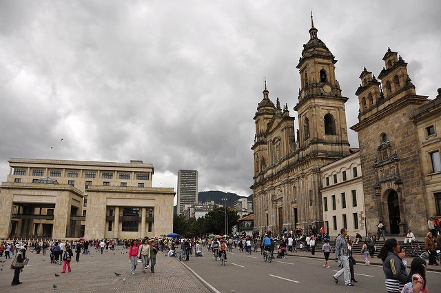 Bogota. Plac Bolivar