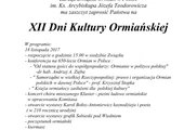 XII Dni Kultury Ormiańskiej