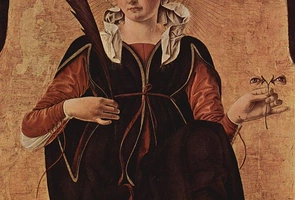 Święta Łucja pędzla Francesco del Cossa