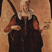 Święta Łucja pędzla Francesco del Cossa