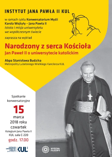 KUL - abp Stanisław Budzik o istocie i misji uniwersytetu katolickiego