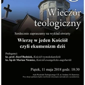 Katowice: XXII Wieczór teologiczny