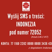 Caritas Polska apeluje o pomoc dla Indonezji
