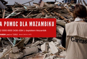100 tys. zł od Caritas Polska dla ofiar cyklonu w Mozambiku