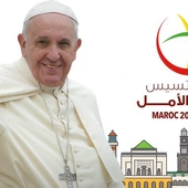 Logo papieskiej pielgrzymki w Maroku 