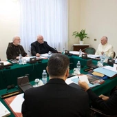Papież na obradach Rady Kardynałów