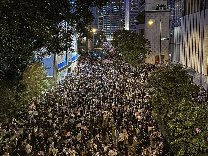 Protesty w Hongkongu (14.10.2019)
