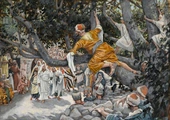 James Tissot, Zacchaeus in the Sycamore Awaiting the Passage of Jesus