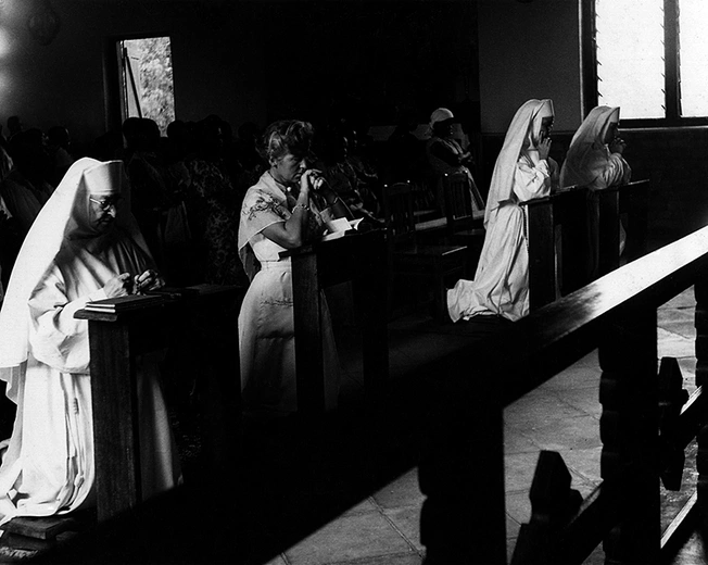 Wanda Błeńska uczestniczyła codziennie we Mszy św.; Buluba 1962 r.