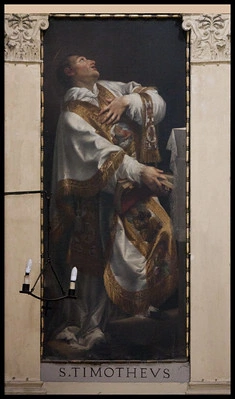 św. Tymoteusz - obraz w rzymskiej bazylice św. Pudencjany