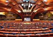 Sala obrad plenarnych Rady w Pałacu Europy