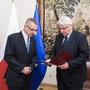 Ambasador Kotański wraz z ówczesnym ministrem Waszczykowskim
