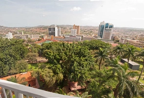 Widok na stolicę Ugandy - Kampalę