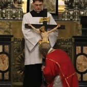 Liturgia Wielkiego Piątku na Wawelu: Módlmy się pod krzyżem Chrystusa o miłosierdzie