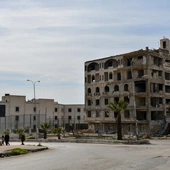 Krajobraz syryjskiego miasta