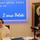 Fotografia ze spotkania online (Radio Jasna Góra)