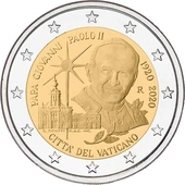 Wizerunek Jana Pawła II na monecie watykańskiej