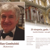 „Basilica Sonans” – Koncert prof. dr. hab. Juliana Gembalskiego
