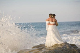 Zaślubiny nad brzegiem morza