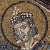 Konstantyn Wielki (mozaika w Hagia Sofia, Stambuł)