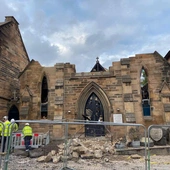 Spłonął kościół św. Szymona w Glasgow, centrum tamtejszej Polonii