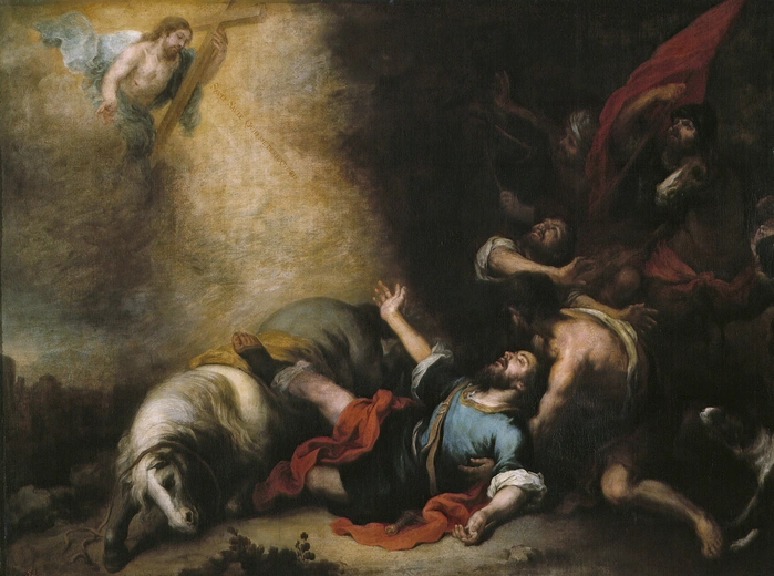 Nawrócenie św. Pawła Apostoła (obraz Bartolomé Estebana Murilla)