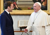 Papież przyjął na prywatnej audiencji prezydenta Francji