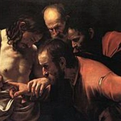 Caravaggio, "Niewierny Tomasz"