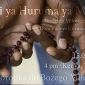 Rozari ya Huruma ya Mungu. Dziś Koronka do Miłosierdzia Bożego w języku suahili! Polska łączy się z Afryką