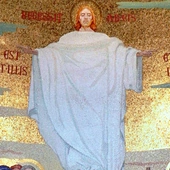 Wniebowstąpienie - mozaika w Lourdes