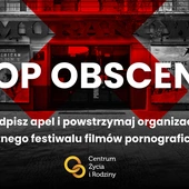 „Stop obscenie". Centrum Życia i Rodziny wzywa do przeciwstawienia się pornograficznej imprezie