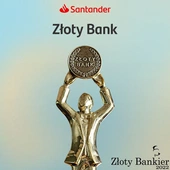 Santander Bank Polska zwycięzcą rankingu na Złoty Bank
