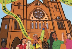 Grafika promująca LGBT i kapłaństwo kobiet na oficjalnym profilu Synodu 