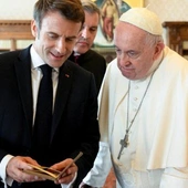 Prezydent Macron ponownie odwiedził Watykan