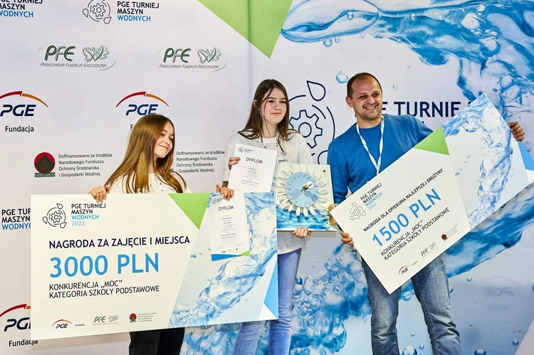 Druga edycja konkursu „PGE Turniej Maszyn Wodnych 2022" rozstrzygnięta