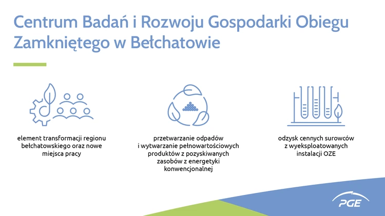  PGE otworzyła Centrum Badań i Rozwoju Gospodarki Obiegu Zamkniętego w Bełchatowie