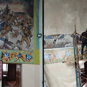 Białoruś: zamalowano historyczny fresk przedstawiający „Cud nad Wisłą”