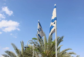 Palma daktylowa nad Morzem Martwym w Izraelu